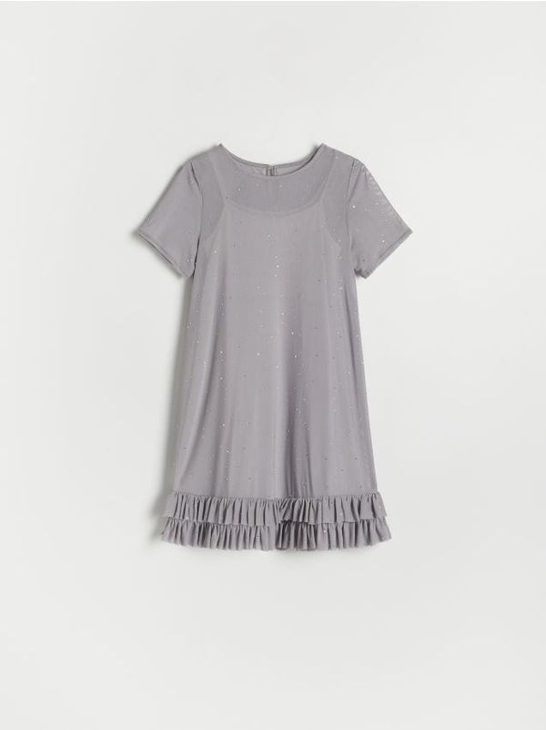 Reserved Reserved - GIRLS` DRESS - light grey