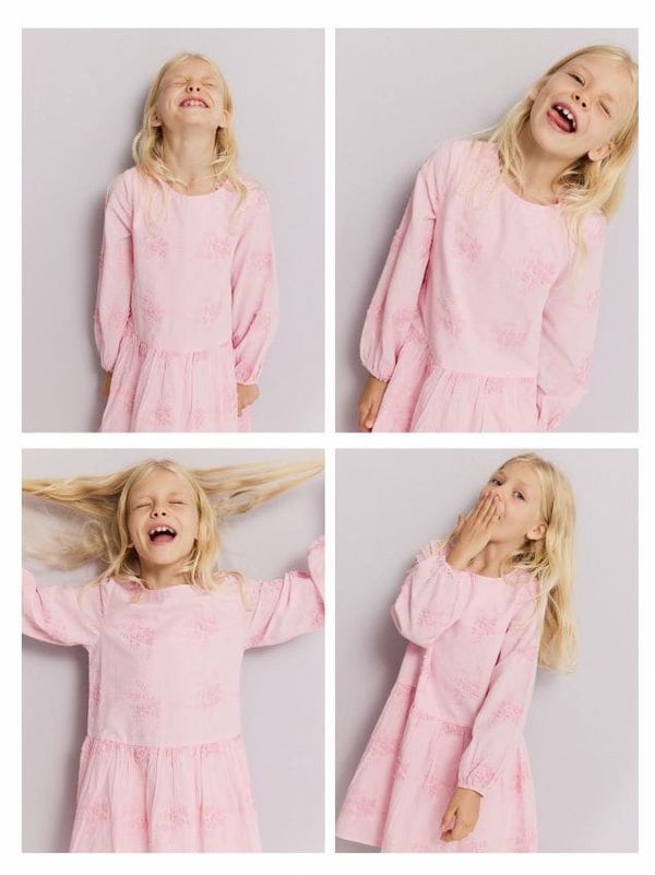 Reserved Reserved - GIRLS` DRESS - ružičasta