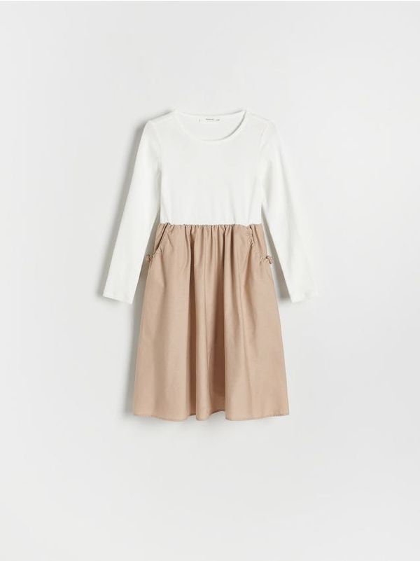 Reserved Reserved - GIRLS` DRESS - šaren