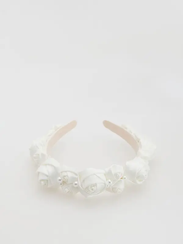 Reserved Reserved - GIRLS` HAIRBAND - bijela