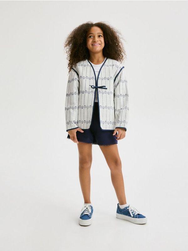 Reserved Reserved - GIRLS` JACKET - šaren