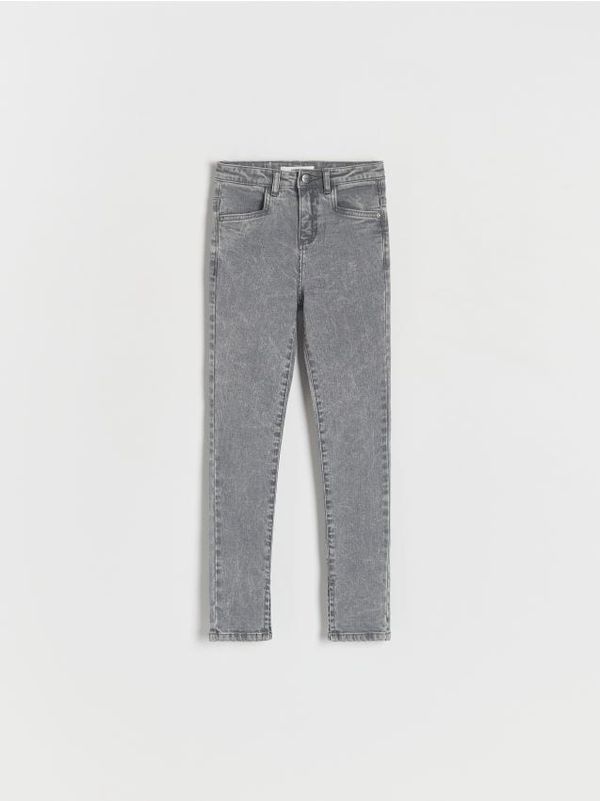 Reserved Reserved - GIRLS` JEANS TROUSERS - light grey