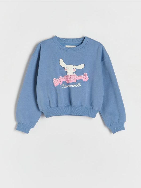 Reserved Reserved - GIRLS` JOGGING TOP - bljedoplavo