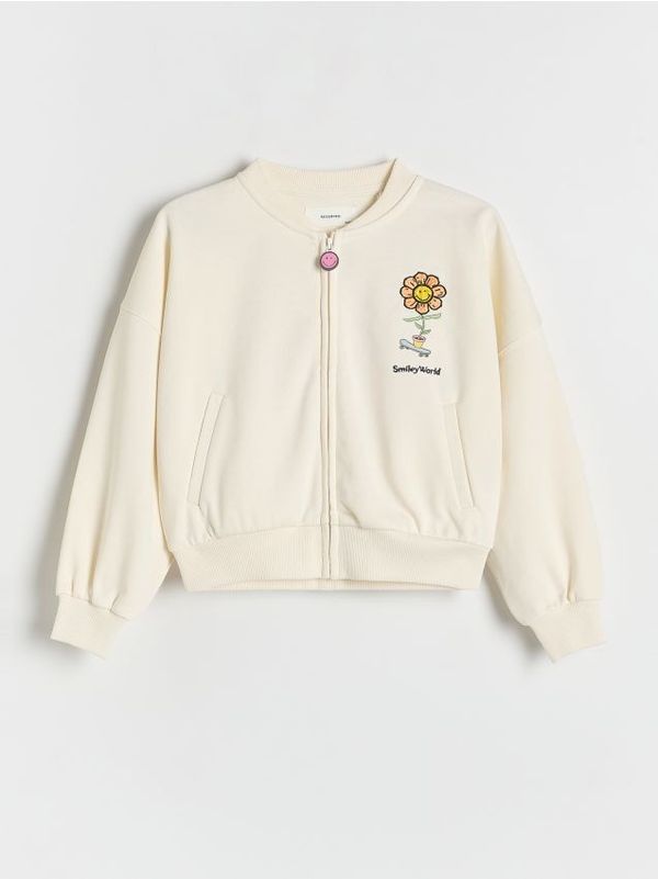 Reserved Reserved - GIRLS` JOGGING TOP - boja kože