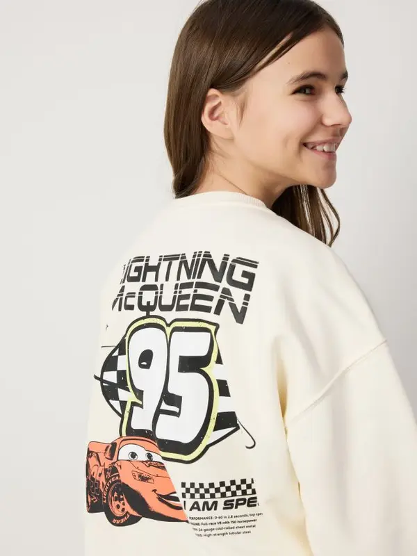 Reserved Reserved - GIRLS` JOGGING TOP - krem