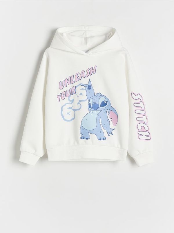 Reserved Reserved - GIRLS` JOGGING TOP - krem