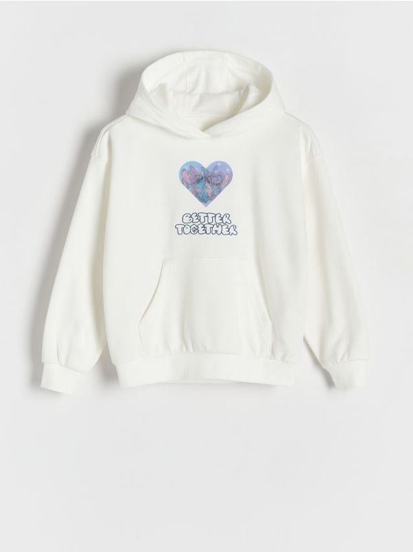 Reserved Reserved - GIRLS` JOGGING TOP - krem