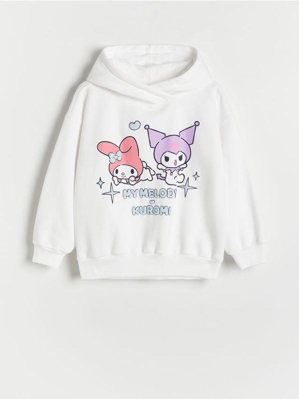 Reserved Reserved - GIRLS` JOGGING TOP - krem