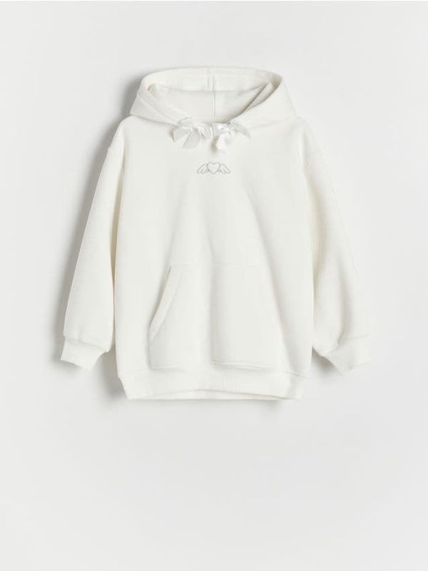 Reserved Reserved - GIRLS` JOGGING TOP - krem