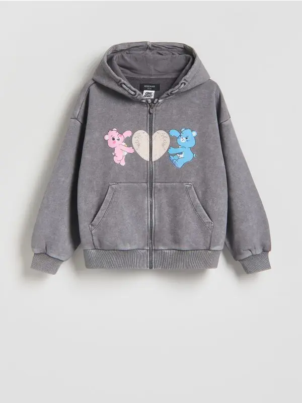 Reserved Reserved - GIRLS` JOGGING TOP - tamnosivo