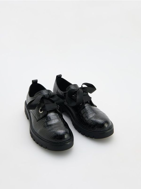 Reserved Reserved - GIRLS` LOAFER SHOES - crno