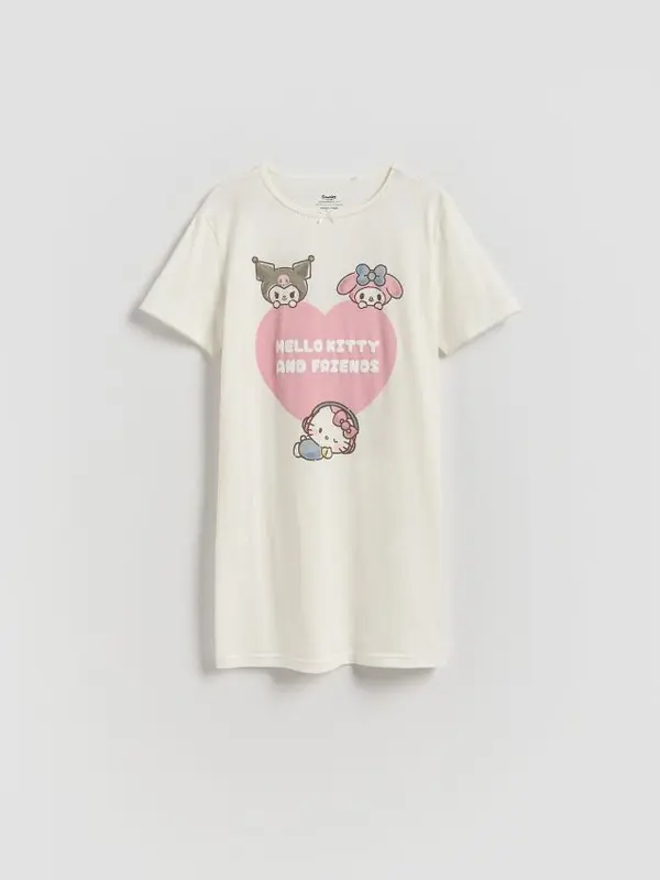 Reserved Reserved - GIRLS` NIGHTDRESS - krem
