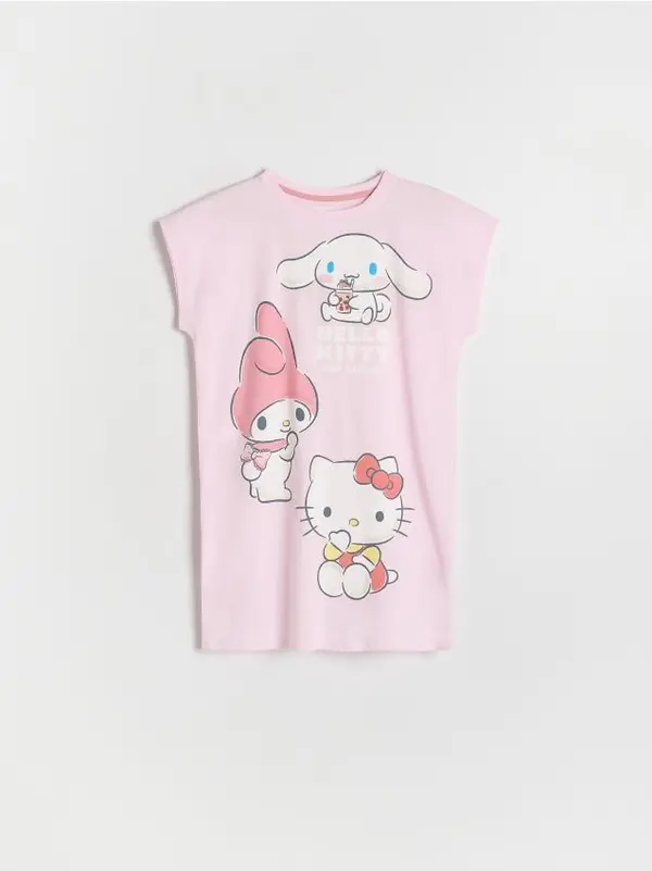 Reserved Reserved - GIRLS` NIGHTDRESS - pastelnoružičasto