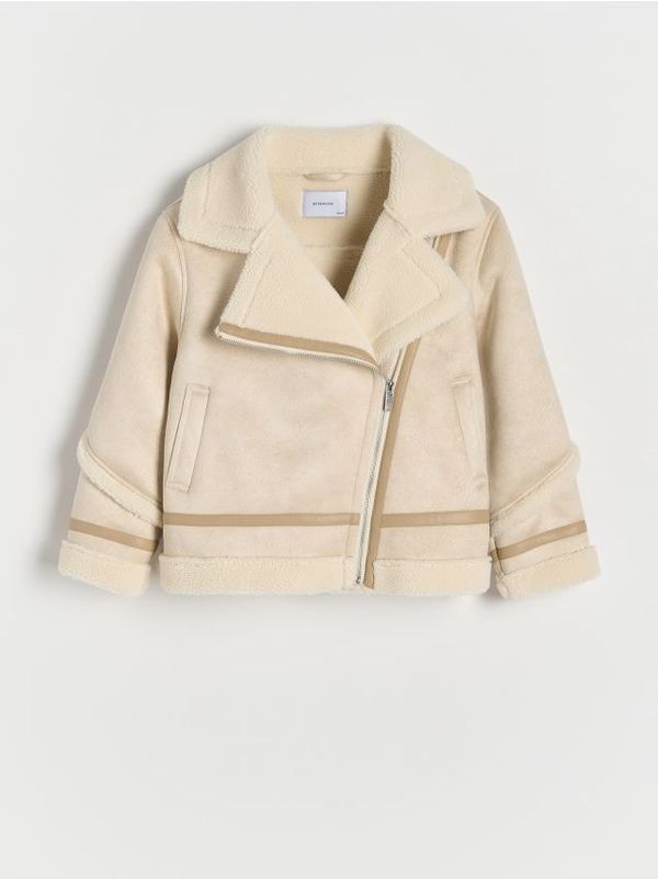 Reserved Reserved - GIRLS` OUTER JACKET - krem