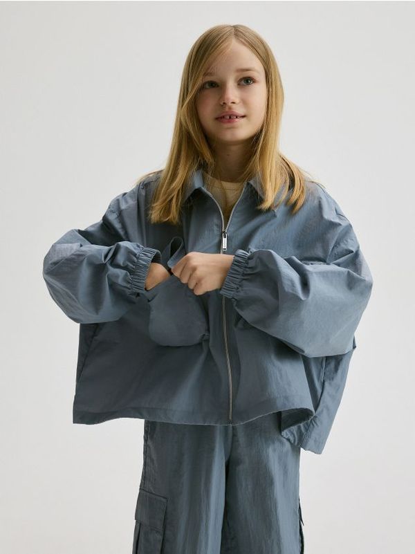 Reserved Reserved - GIRLS` OUTER JACKET - steel blue