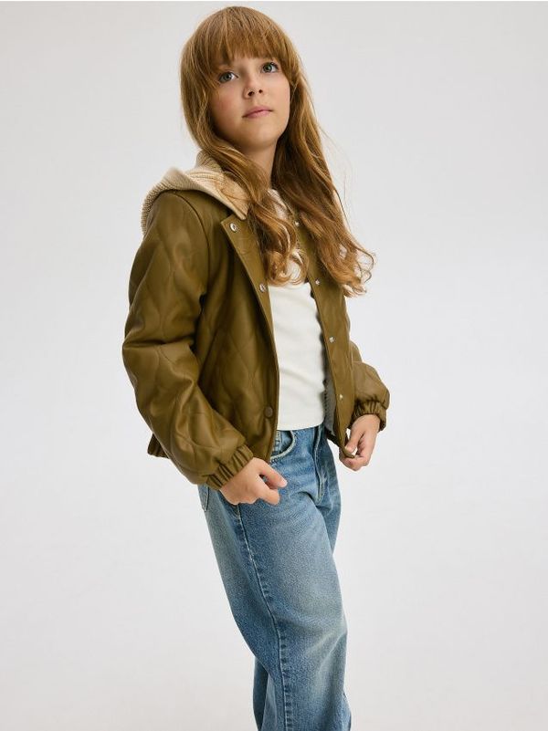 Reserved Reserved - GIRLS` OUTER JACKET - zelena