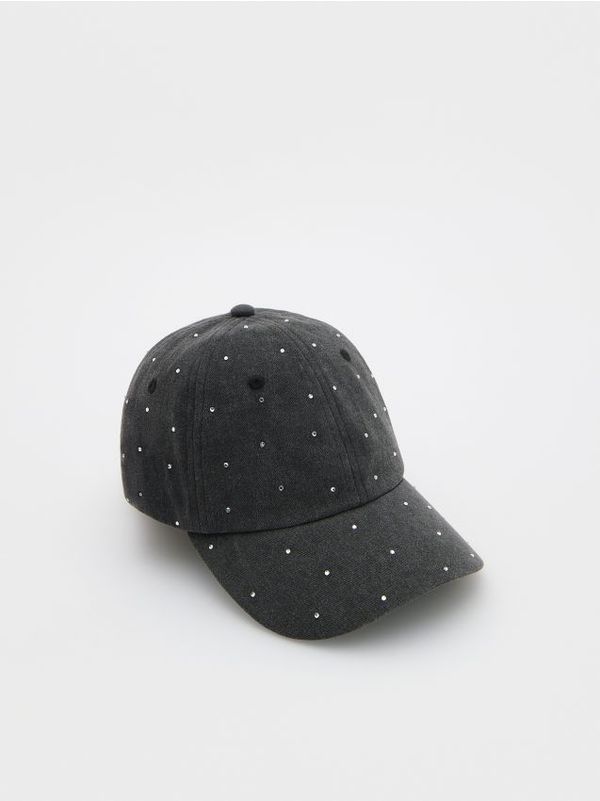 Reserved Reserved - GIRLS` PEAKED CAP - crno