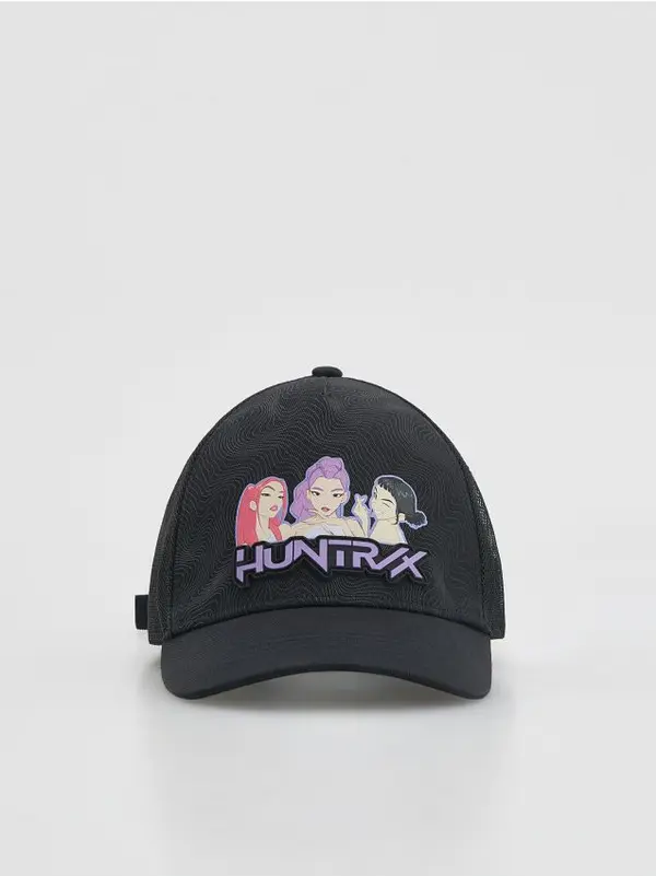 Reserved Reserved - GIRLS` PEAKED CAP - crno