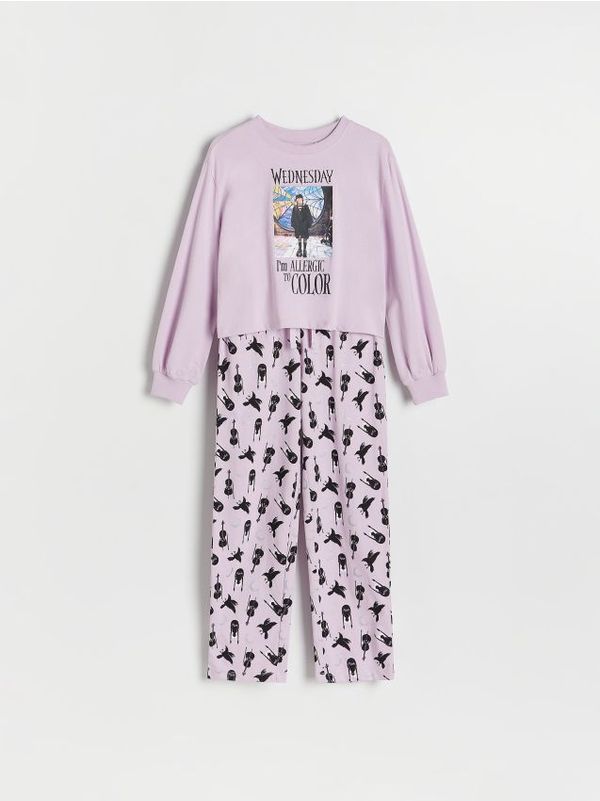 Reserved Reserved - GIRLS` PYJAMA - boja lavande