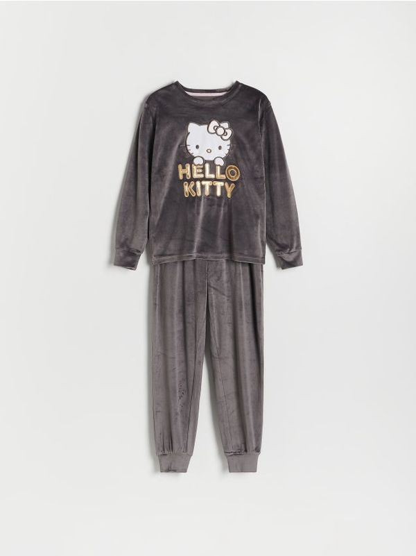 Reserved Reserved - GIRLS` PYJAMA - tamnosivo