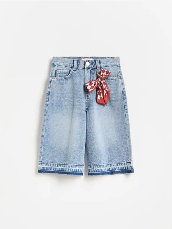 Reserved Reserved - GIRLS` SHORTS & PENDANT - plava