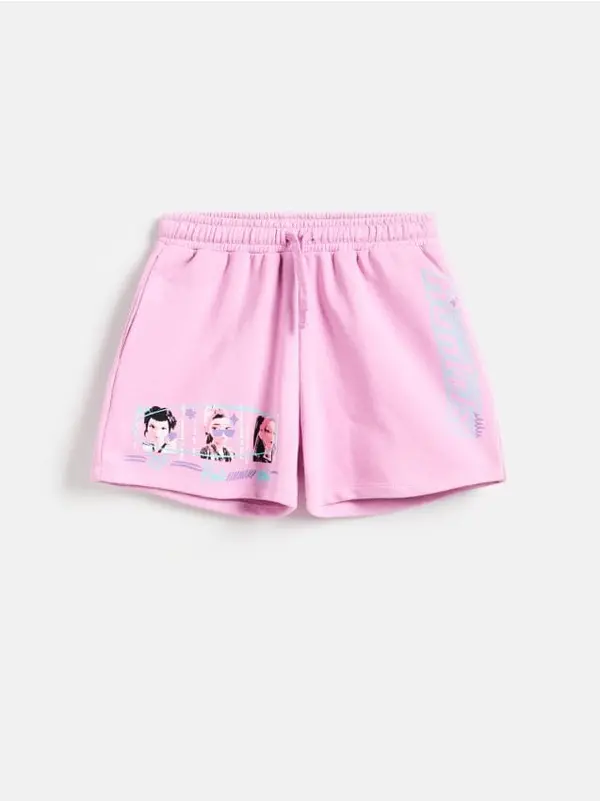 Reserved Reserved - GIRLS` SHORTS - boja lavande