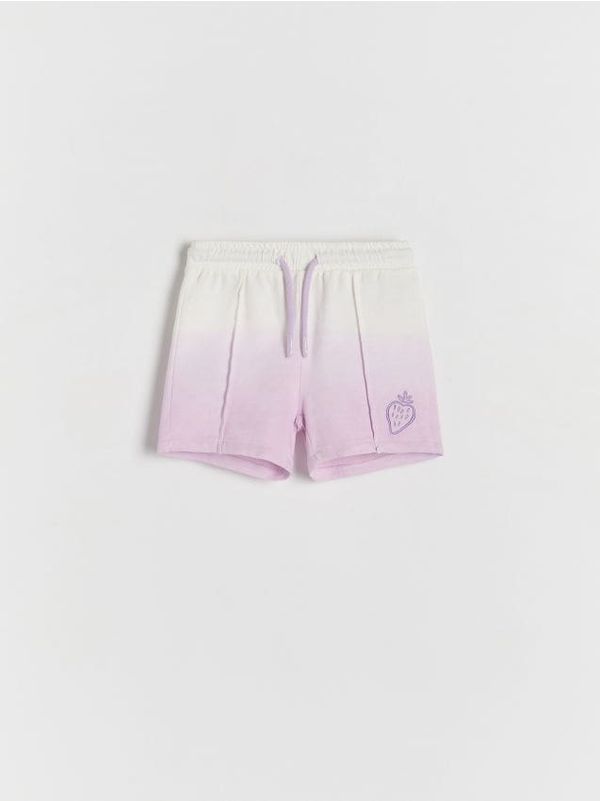 Reserved Reserved - GIRLS` SHORTS - boja lavande