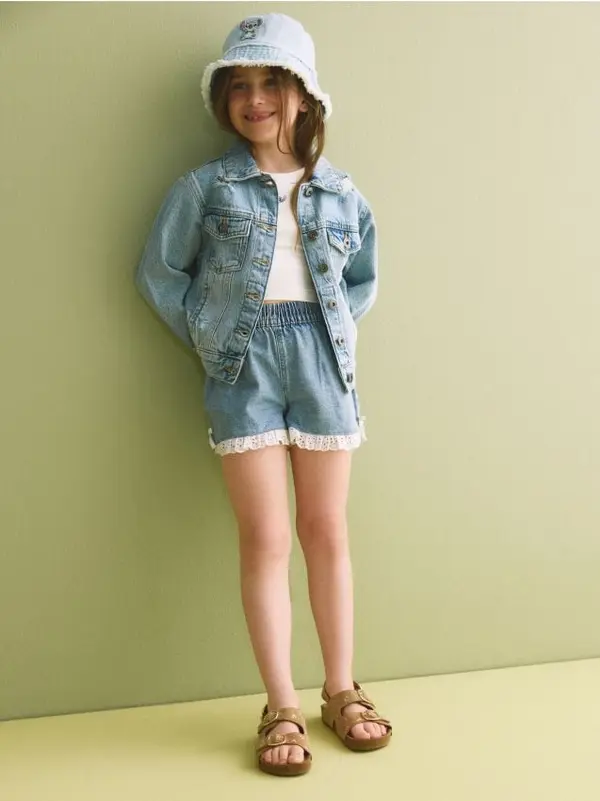 Reserved Reserved - GIRLS` SHORTS - plava