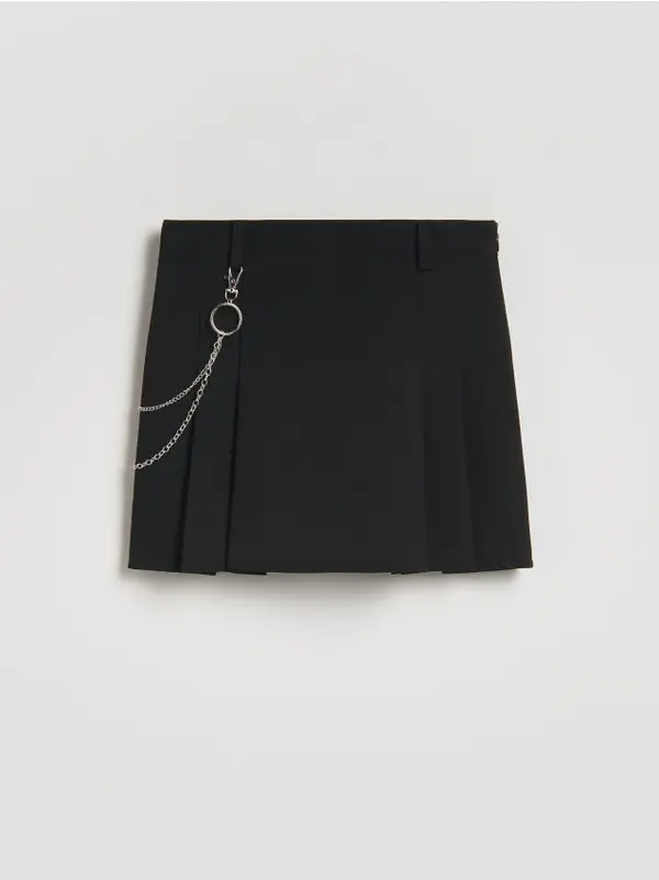 Reserved Reserved - GIRLS` SKIRT & CHAIN - crno