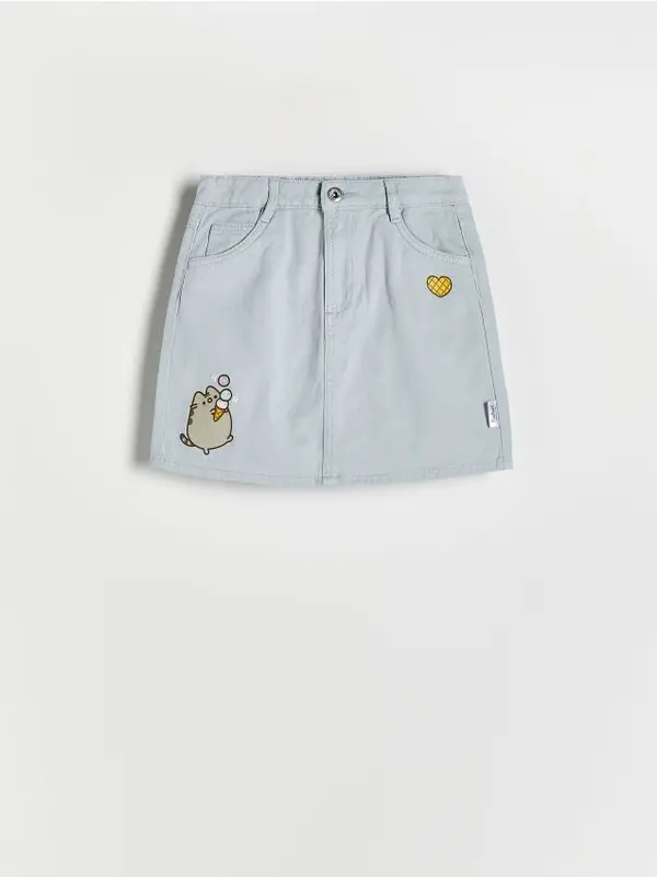 Reserved Reserved - GIRLS` SKIRT - bljedoplavo