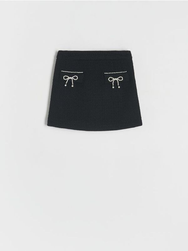 Reserved Reserved - GIRLS` SKIRT - crno