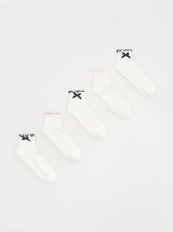 Reserved Reserved - GIRLS` SOCKS MULTI - bijela