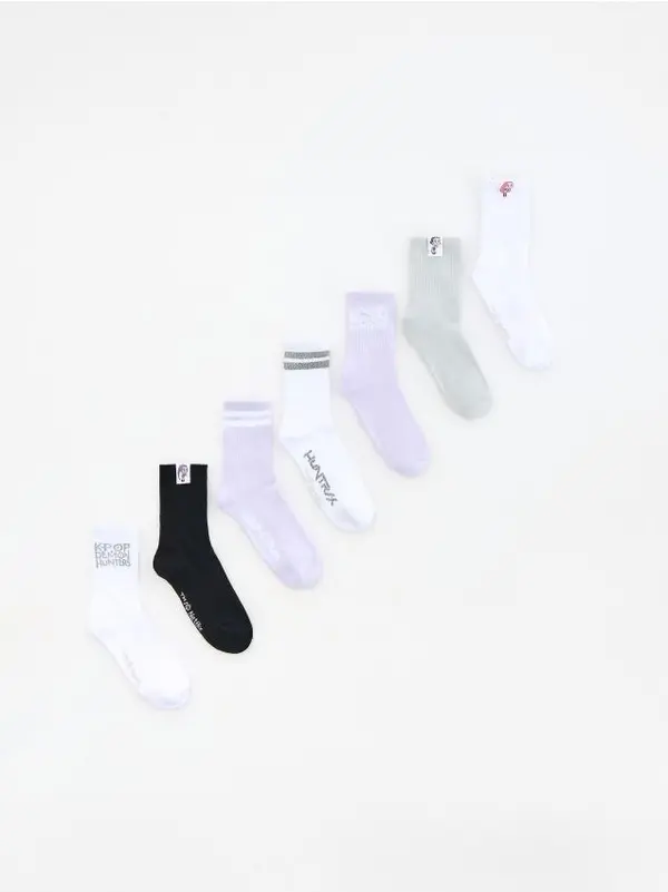 Reserved Reserved - GIRLS` SOCKS MULTI - bijela
