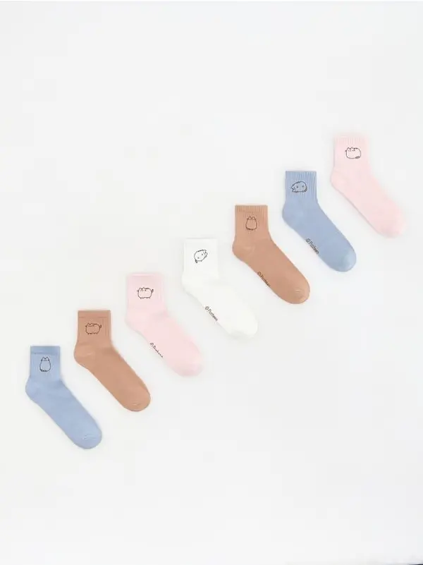 Reserved Reserved - GIRLS` SOCKS MULTI - šaren