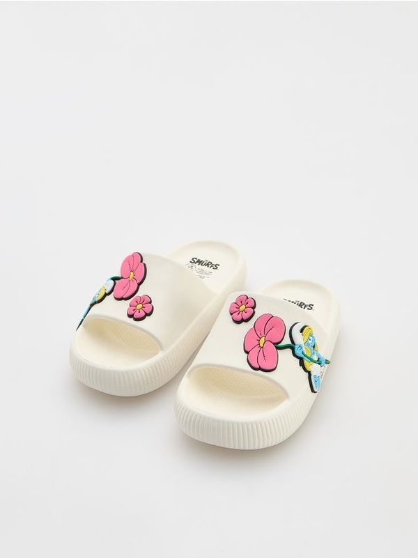 Reserved Reserved - GIRLS` STRAPPY SANDALS - krem
