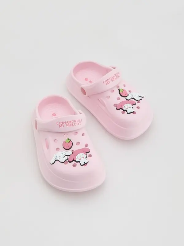 Reserved Reserved - GIRLS` STRAPPY SANDALS - pastelnoružičasto