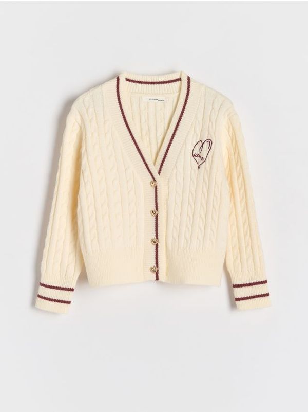 Reserved Reserved - GIRLS` SWEATER - boja kože