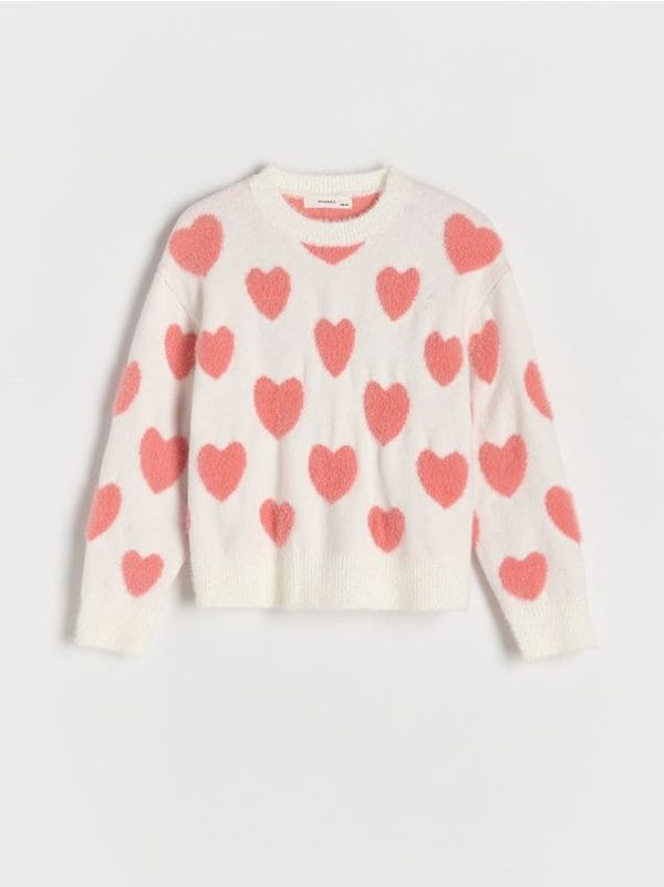 Reserved Reserved - GIRLS` SWEATER - krem