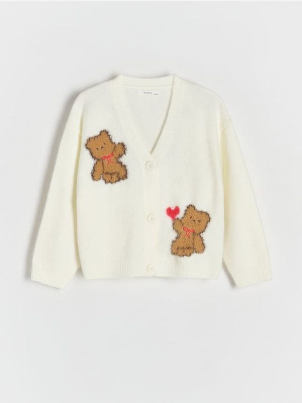 Reserved Reserved - GIRLS` SWEATER - krem