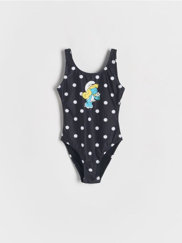 Reserved Reserved - GIRLS` SWIMMING SUIT - crno
