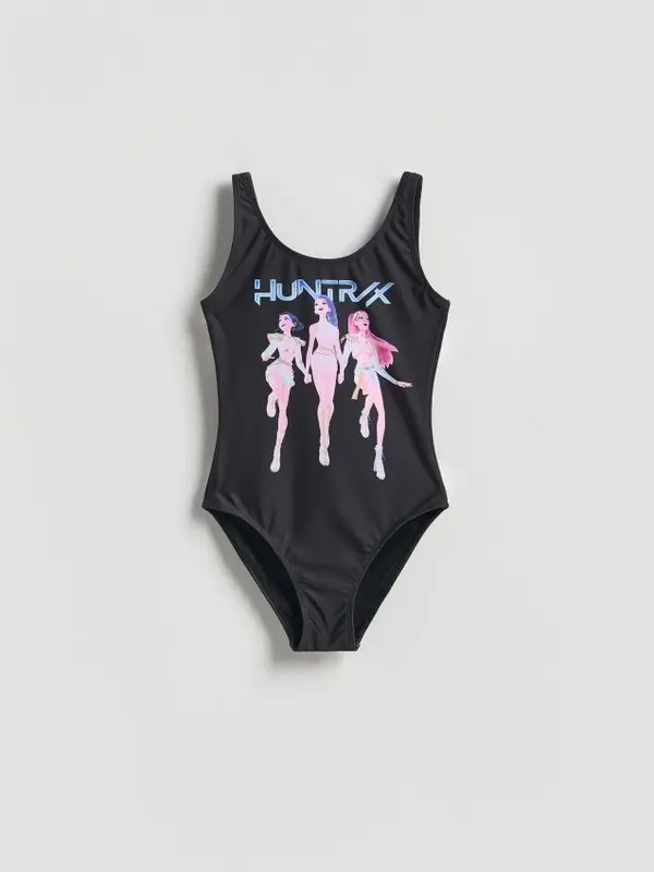 Reserved Reserved - GIRLS` SWIMMING SUIT - crno