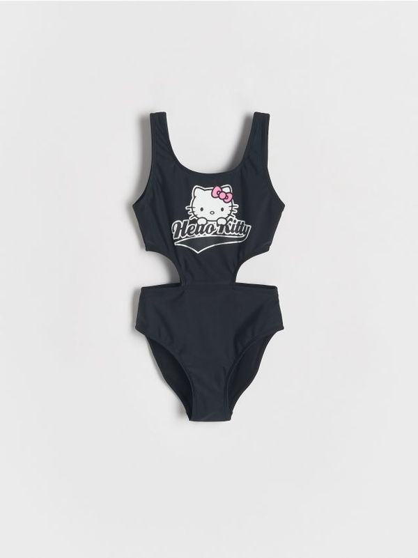 Reserved Reserved - GIRLS` SWIMMING SUIT - crno