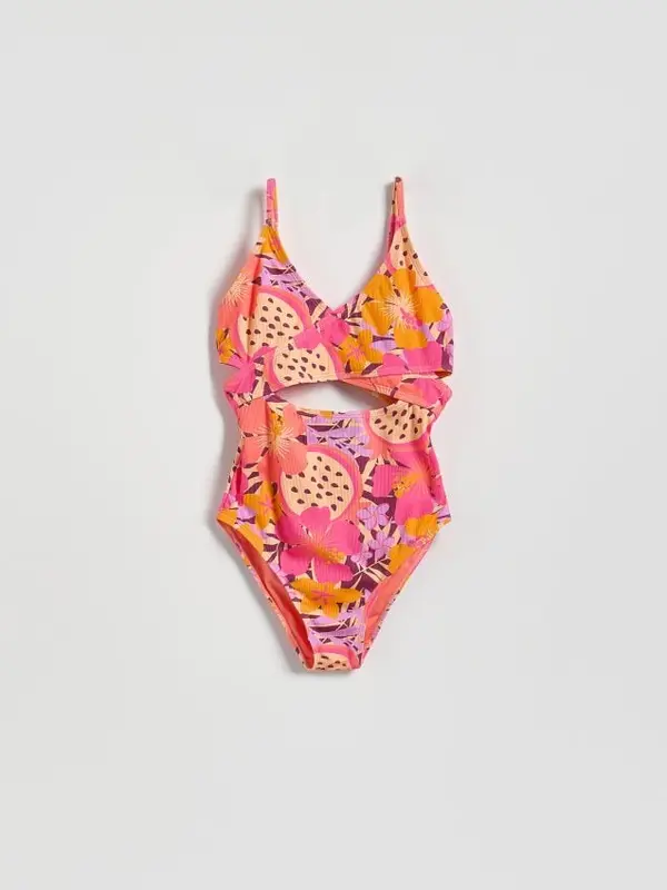 Reserved Reserved - GIRLS` SWIMMING SUIT - jarkoružičasto