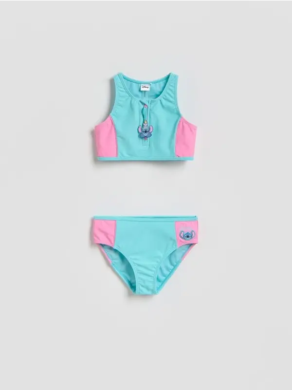 Reserved Reserved - GIRLS` SWIMMING SUIT - svjetloplavo