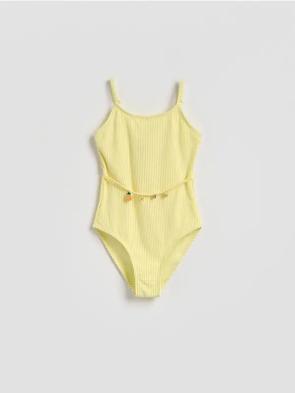 Reserved Reserved - GIRLS` SWIMMING SUIT - žuta boja