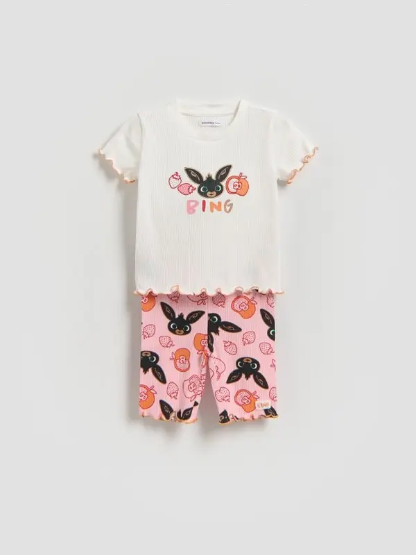Reserved Reserved - GIRLS` T-SHIRT & SHORTS - šaren