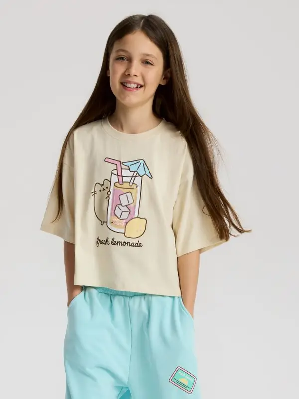 Reserved Reserved - GIRLS` T-SHIRT - bež