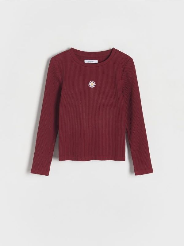 Reserved Reserved - GIRLS` T-SHIRT - boja kestena