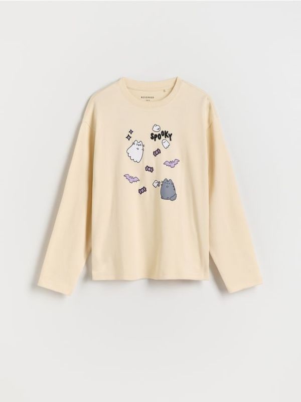 Reserved Reserved - GIRLS` T-SHIRT - boja kože