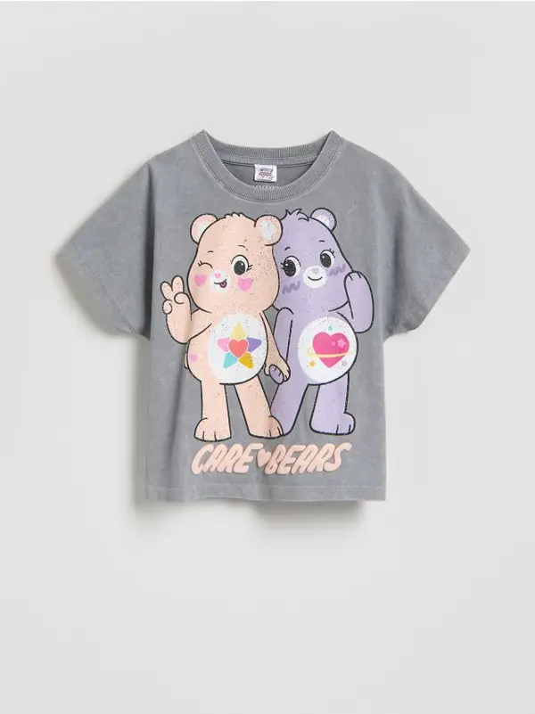 Reserved Reserved - GIRLS` T-SHIRT - tamnosivo